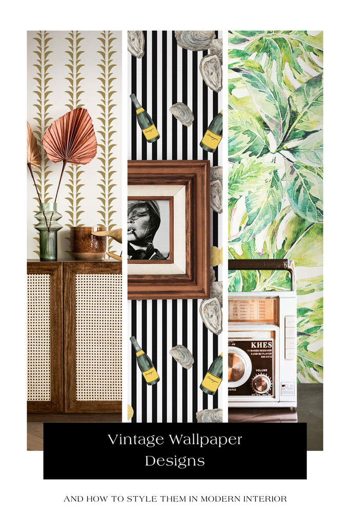Vintage Wallpaper Designs And How To Style Them In Modern Interior