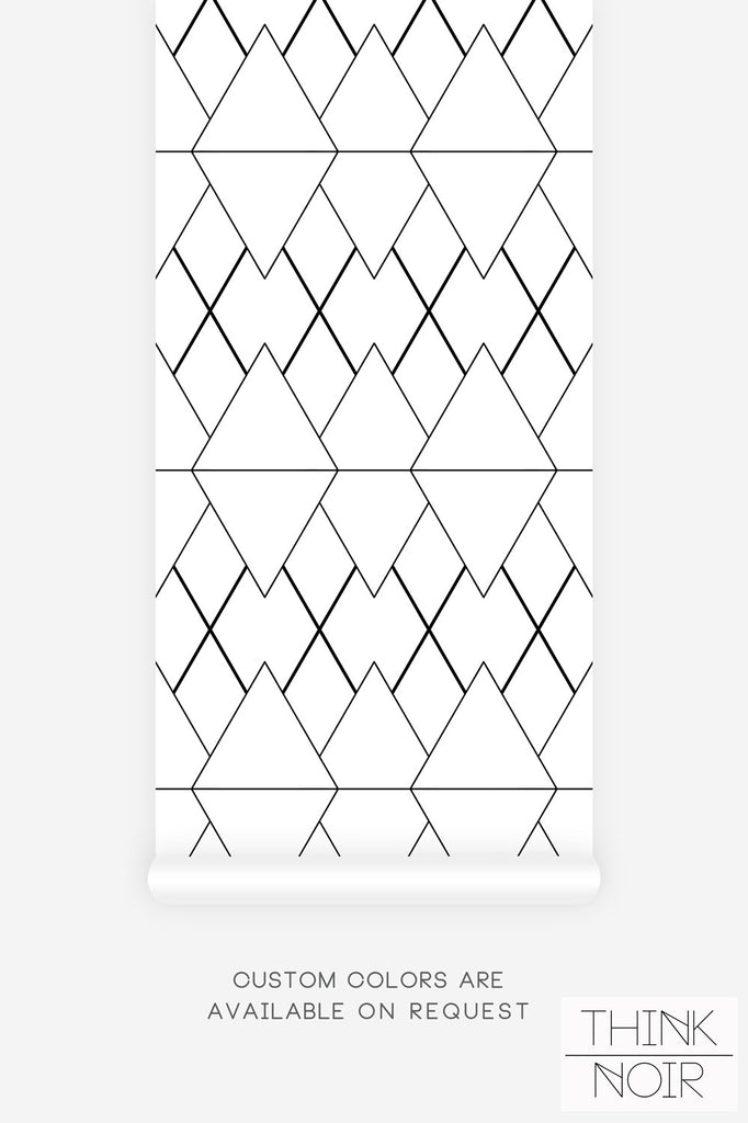 stylish wallpaper design with diamond shape print