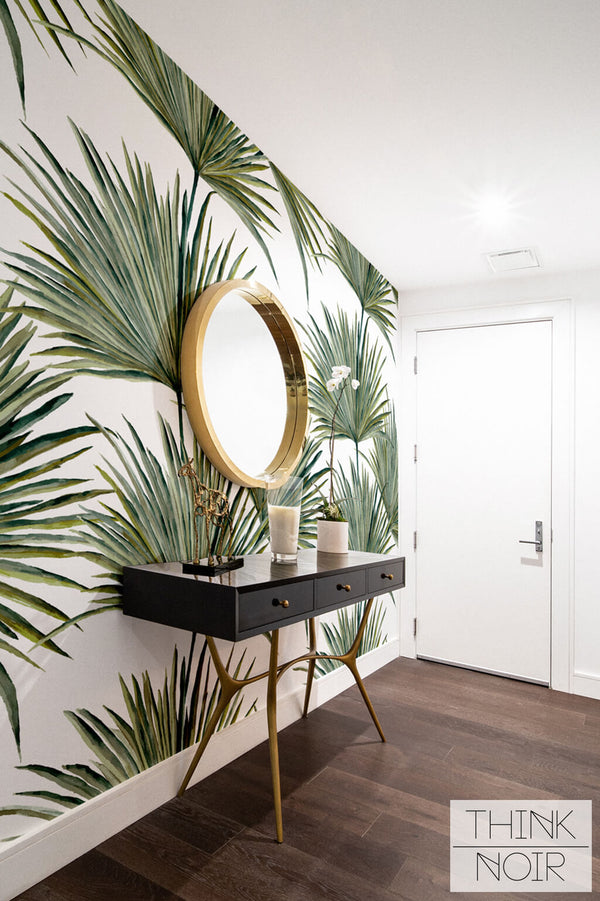 9 Favorites Rooms with a Touch of the Tropical Wallpaper Edition   Remodelista